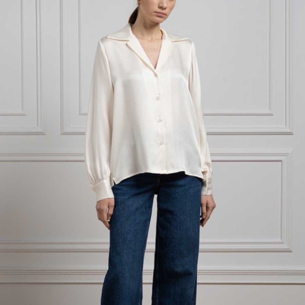 Anine Bing Silk Blouse